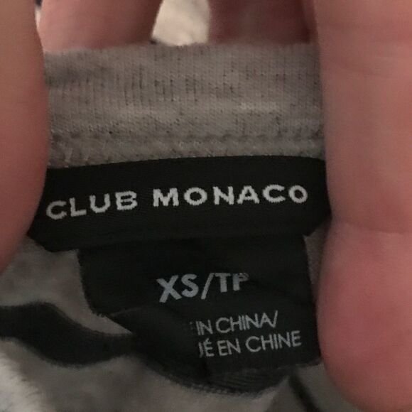 CLUB MONACO Scoop-neck & back  Striped Dress. - Picture 2 of 8